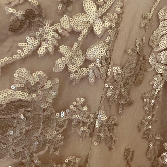 Lovers and Friends Rose Gold Sequin Dress - Picture 2 of 4